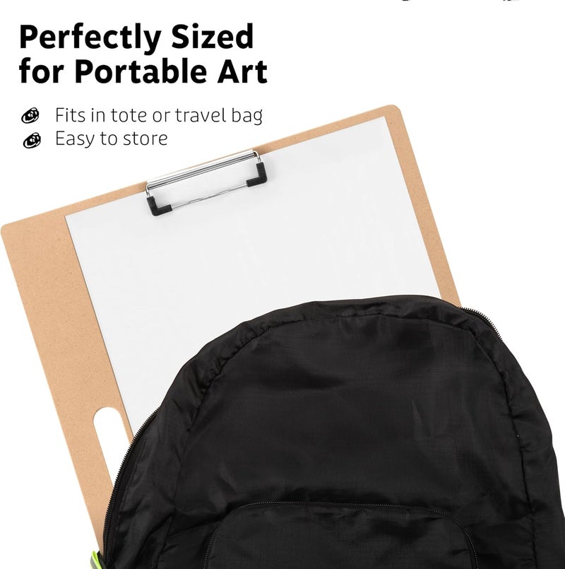 TX liteart 13" x 17" Artist Sketch Board with Handle - Portable Clipboard for Painting and Drawing, Art Supplies for Adults by - Image 4